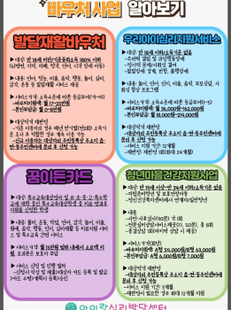 아이랑 바우처 사업안내